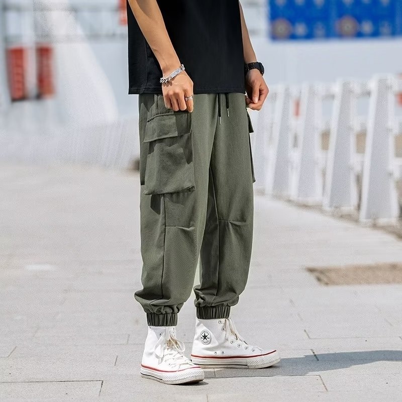 Men's Loose Tappered Cargo Pants Fashion - Image 2