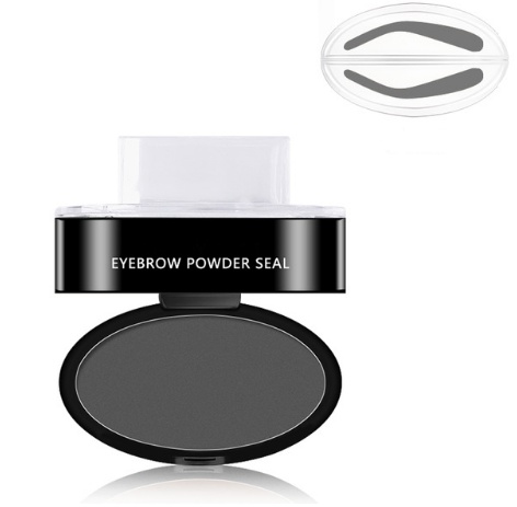 Eyebrow Powder Stamp Tint Stencil Kit Cosmetics Professional Makeup Waterproof Eye Brow Stamp Lift Eyebrow Enhancers Stencil Kit - Image 9