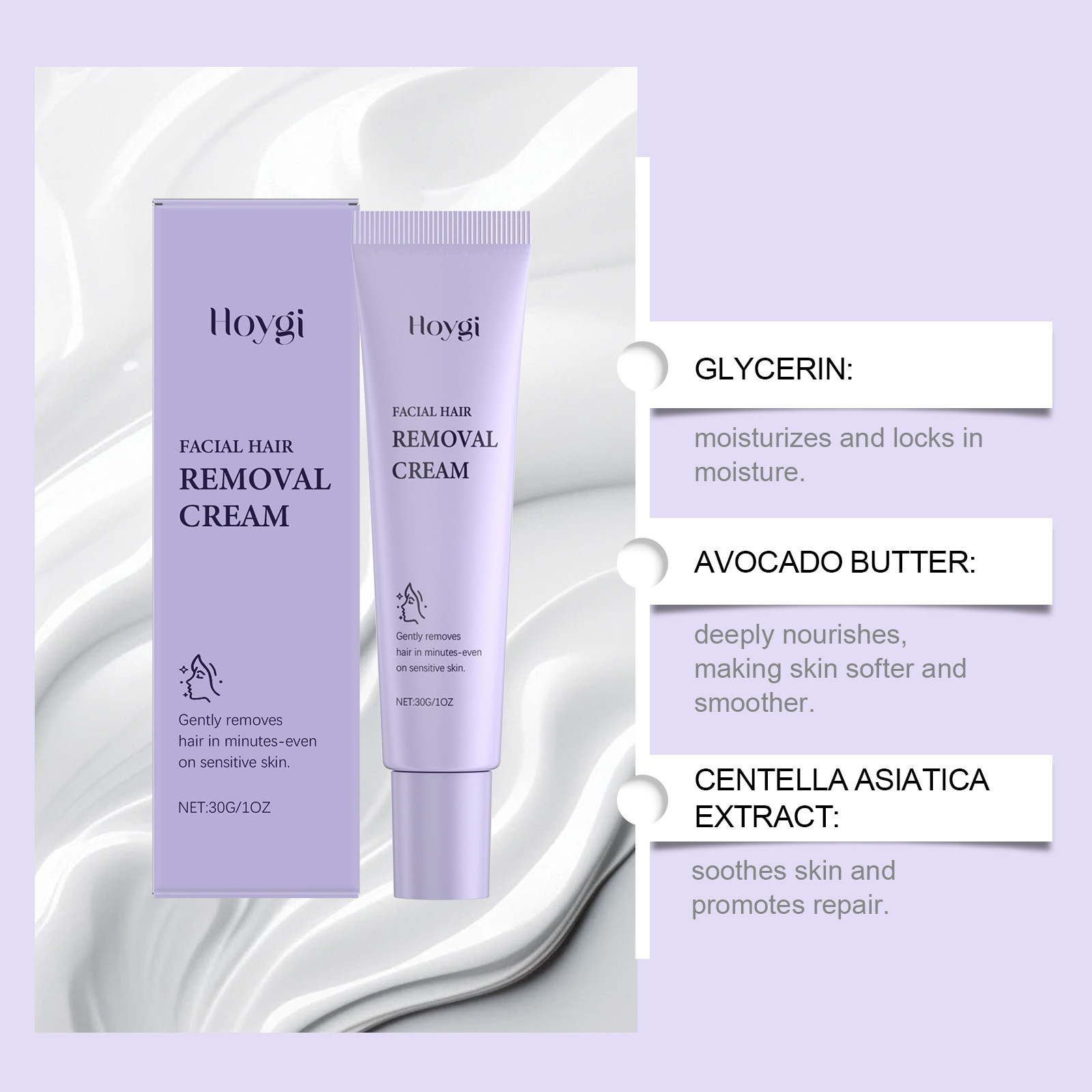 Women For Smooth Skin Moisturizes Soft Serve Shave Oil Truly After Shave Oil Facial Hair Removal Cream - Image 3