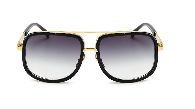 Flat Top Hot Square Sunglasses Men Women Luxury Brand Design Couple Lady Celebrity Brad Pitt Sun Glasses Super star Eyewear - Image 6