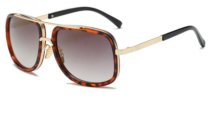 Flat Top Hot Square Sunglasses Men Women Luxury Brand Design Couple Lady Celebrity Brad Pitt Sun Glasses Super star Eyewear - Image 10