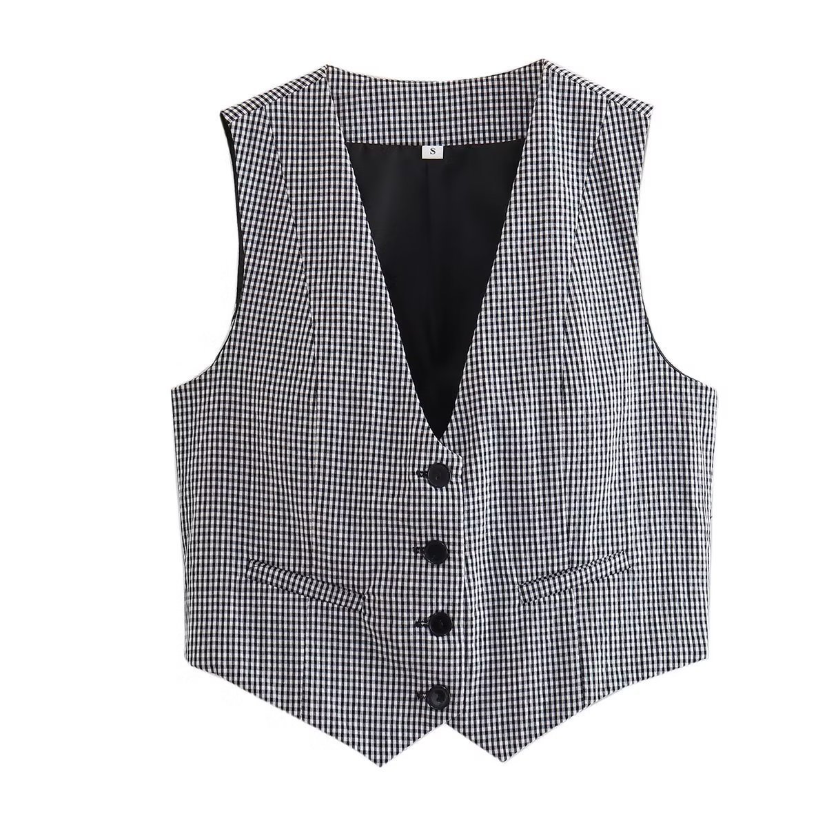 Women's Loose Button Decoration Multi-color Versatile Vest - Image 3
