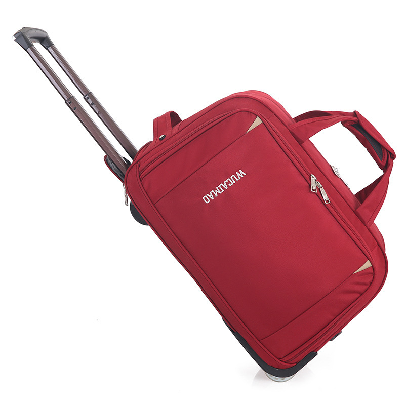 Oxford Cloth Trolley Bag Leisure Travel Folding Luggage - Image 7