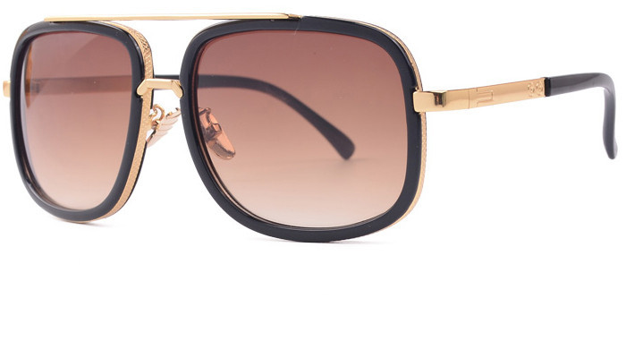 Flat Top Hot Square Sunglasses Men Women Luxury Brand Design Couple Lady Celebrity Brad Pitt Sun Glasses Super star Eyewear - Image 4