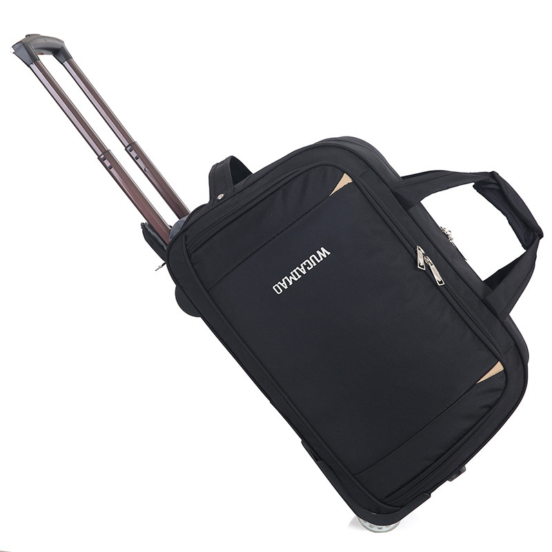 Oxford Cloth Trolley Bag Leisure Travel Folding Luggage - Image 2