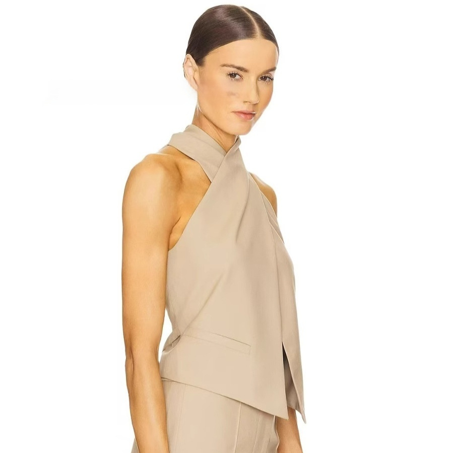 Women's Design Suit Sleeveless Vest - Image 7