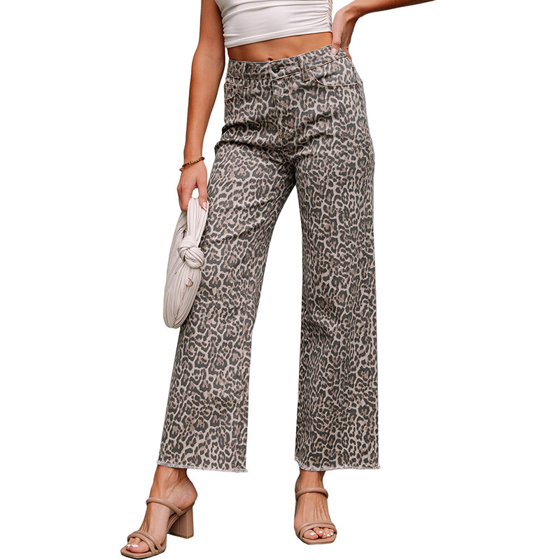 Women's European And American Personalized High Waist Frayed Jeans - Image 3
