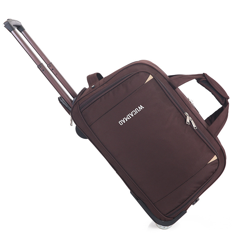 Oxford Cloth Trolley Bag Leisure Travel Folding Luggage - Image 10